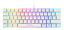 Mini mekanisk gaming tastatur - RGB, Brune Switche, Hvid