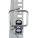 Kabelføringsring til 19" rack - 40x40mm, stål (2 stk.)