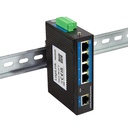 Industriel Ethernet PoE Switch - 5 porte, 1000Mbps