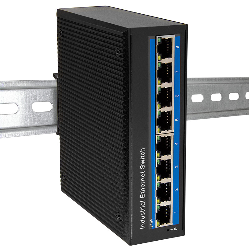 Industriel Ethernet PoE Switch - 8 porte, 1000Mbps