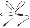 USB A til USB-C kabel m. ON/OFF kontakt (1m)
