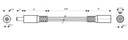 DC forlængerkabel - 5,5x2,1mm han/hun, 0,5mm², Sort (5m)