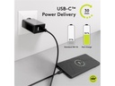 USB 3.2 PD kabel - 2 x USB-C, 5A / 100W / 20V, Sort (0,5m)