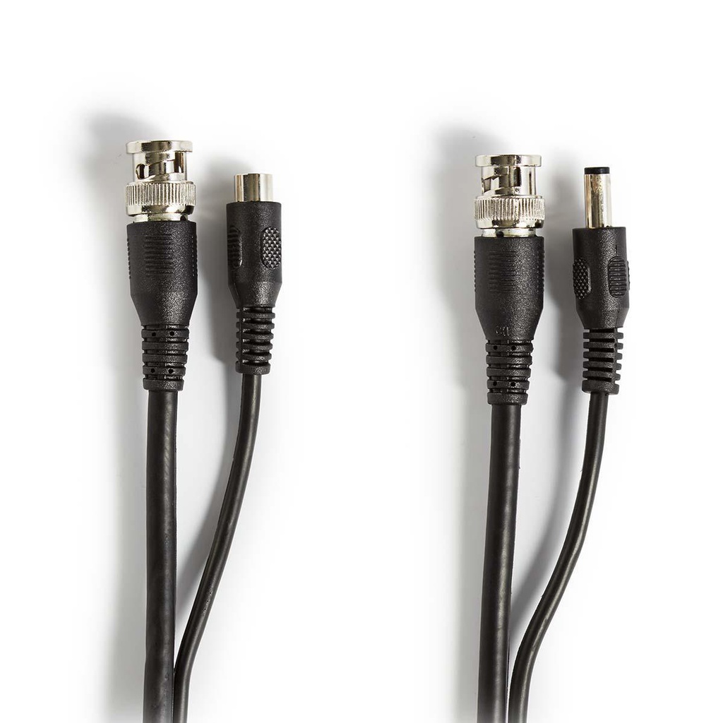 COAX kombikabel - RG59, BNC han/han + DC han/hun (30m)