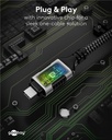 USB-C 3.1 til RJ45 adapter netværkskabel (1m)