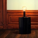 Elegance Deco bordlampe sort ekskl. lyskilde