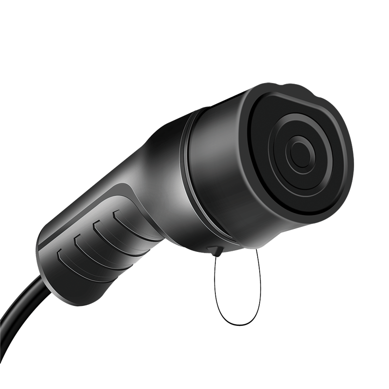 Spiral ladekabel til elbil - 22kW, 32A, 3-faset, type 2 (5m)