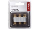 Phono mellemled - 3 x RCA(Phono) hun til 3 x RCA(Phono) hun