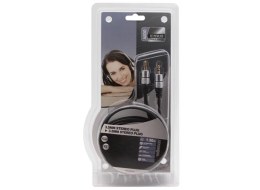 Audiokabel - 3,5mm stereo JACK han/han - Prof. (1,5m)
