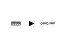USB 3.0 kabel - A han til Micro B han, Sort - Prof. (1,8m)