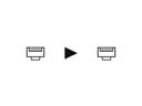 FTP patchkabel - CAT5E 2 x RJ45 han, Sort - Prof. (1,8m)