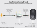 Fullwatt Wallbox EV Lader - 11kW Type 2, WiFi/BT, Sort