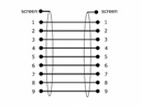 Seriel kabel - SUBD9 han til SUBD9 hun, Beige (10m)
