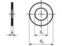Spændeskive - M10 x Ø16mm, stål (25 stk.)