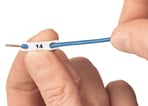 Kabel- og ledningsopmærkning til gevindmontering (rul med 1000 stk)