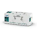 Burlap bar/tube nickel 2x40W 230V