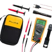 Multimeter kit - Fluke 179/MAG2 kit, electrician DMM, flashlight, and deluxe accessory combo kit