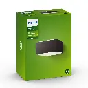 Hedgehog wall lantern anthracite 1x42W