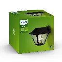 Alpenglow down wall lantern black 1x60W