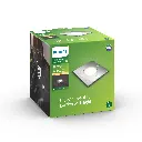 Crust recessed inox 1x3W 230V