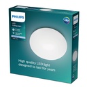 Suede ceiling lamp white 27K 4x5W