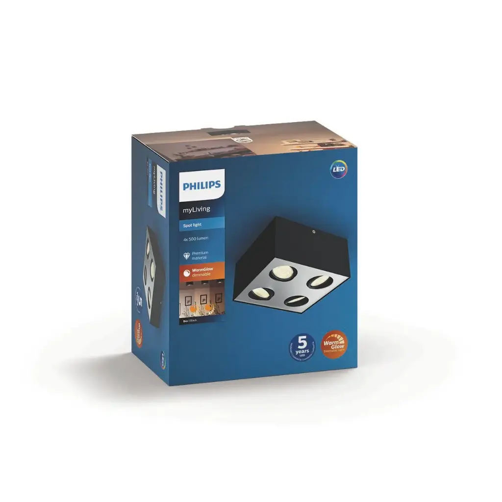 BOX special form black 4x4.5W SELV WGD