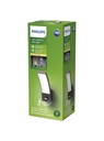 PHILIPS Splay væglampe 12W LED 2700K IP44 IR sensor Antracit