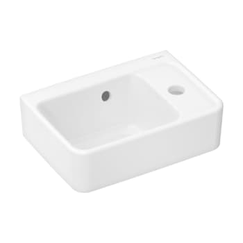 HANSGROHE Xanuia Q håndvask 360x250mm hh th t/væg porcelæn hvid