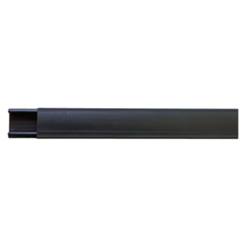 E-Line Minikanal 20x12 mm med tape 2 meter, sort