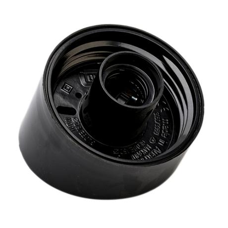 Armatur skrå sort Ø95 mm IP40