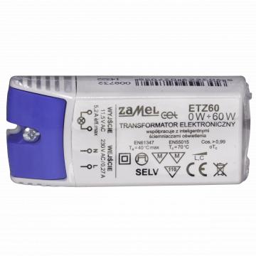 Elektronisk transformer 0-60VA 12V AC ETZ60