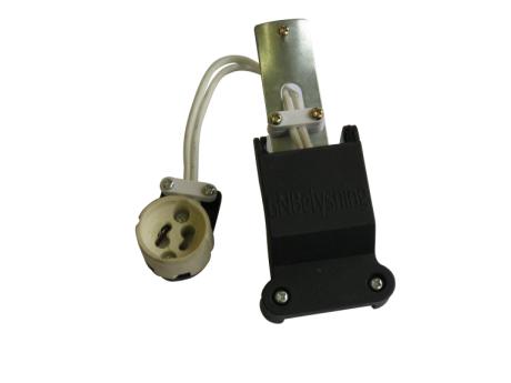 Fatning til GU10 m/ledning Kl.II  IP20