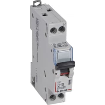 DX3 MCB automatsikring C10 1pol+nul 1M 10000/10KA