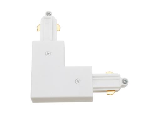 DIOTRACK 1-F Vinkel 90° højre hvid