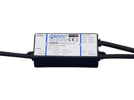 Casambi 4 kanal PWM4 Dimmer, IP65, til constant voltage LEDstrip