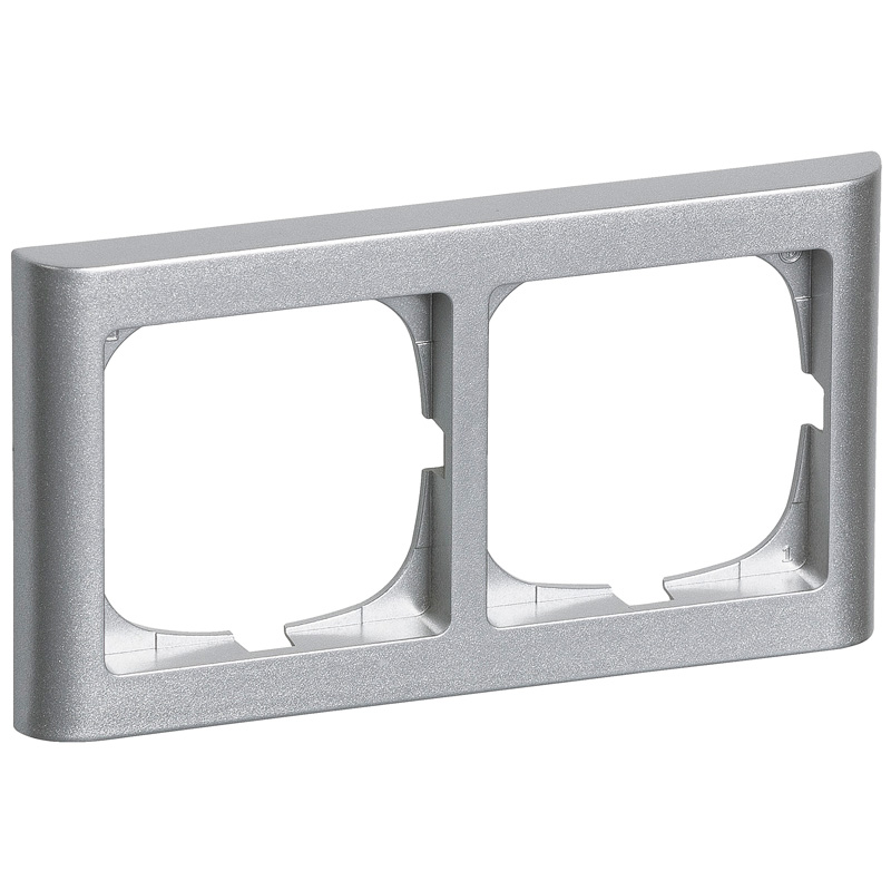 LK Fuga ramme Softline 63 2m vandret - stålmetallic