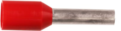 Isoleret ABIKO terminalrør KA1,5-8ETW 1,5mm2 L8 Rød