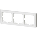 LK Fuga ramme Softline 63 3m vandret - hvid