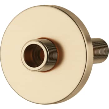 Mora lige forskruning, 3/4" rosette Ø80, 1 stk. børstet messing