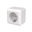 SAGA STIKKONTAKT IP44, SIGNAL HVID