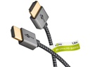 Slim Ultra High Speed HDMI™ 2.1 Textile Cable (1m)
