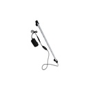 18 cm akvarie armatur - 2W LED, hvid/blå med sugekopper, IP67, 120lm, 230V, IP68