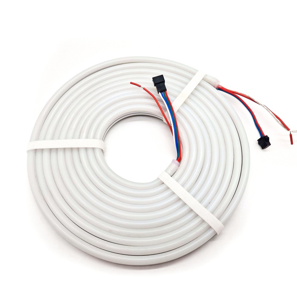 16W/m RGBIC Neon Flex strip - 5m, 96 LED pr. meter, 24V, 8x16, IP20 - Fleksibel LED-strips med 16W/meter, 5 meter lang, 96 LED pr. meter, 24V, 8x16, IP20