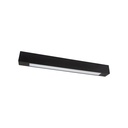 Sort Spectrum T8 LED armatur til 1x 60cm LED rør - IP20 indendørs, 230V