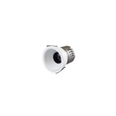11W hvid kant indbygningsspot, RA92, Ø7,5 cm hul, dæmpbar, 230V - Energieffektiv belysning med 1200lm og høj farvegengivelse (RA90)