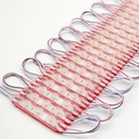 Vandtæt LED modul i pink - 1,1W pr. stk, IP66, 12V, velegnet til skilte og specialløsninger