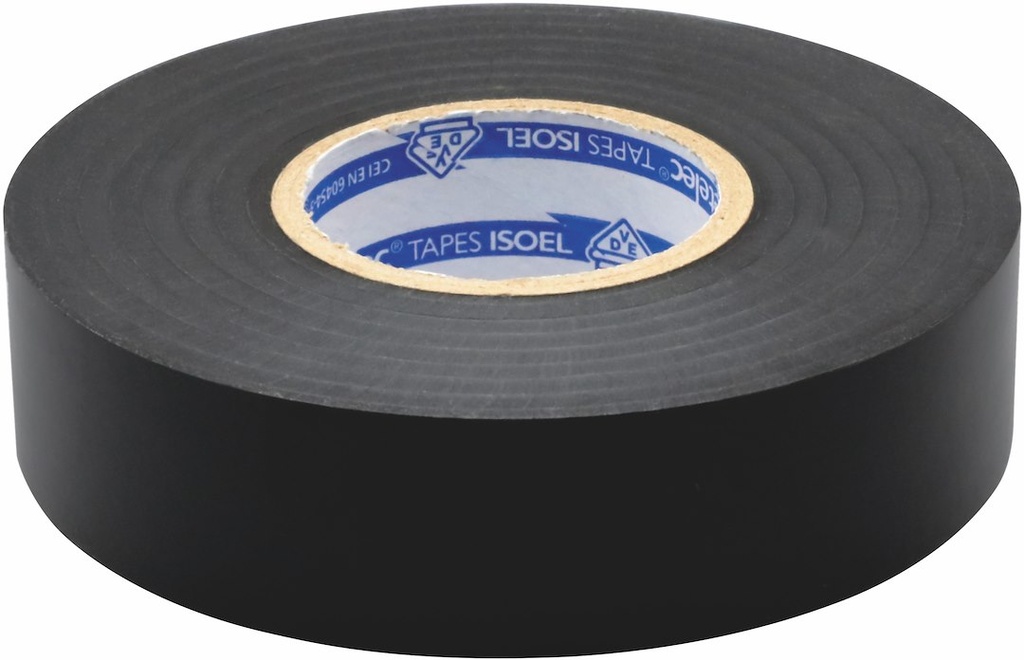 ISOLERINGSTAPE SORT 19MMx25M