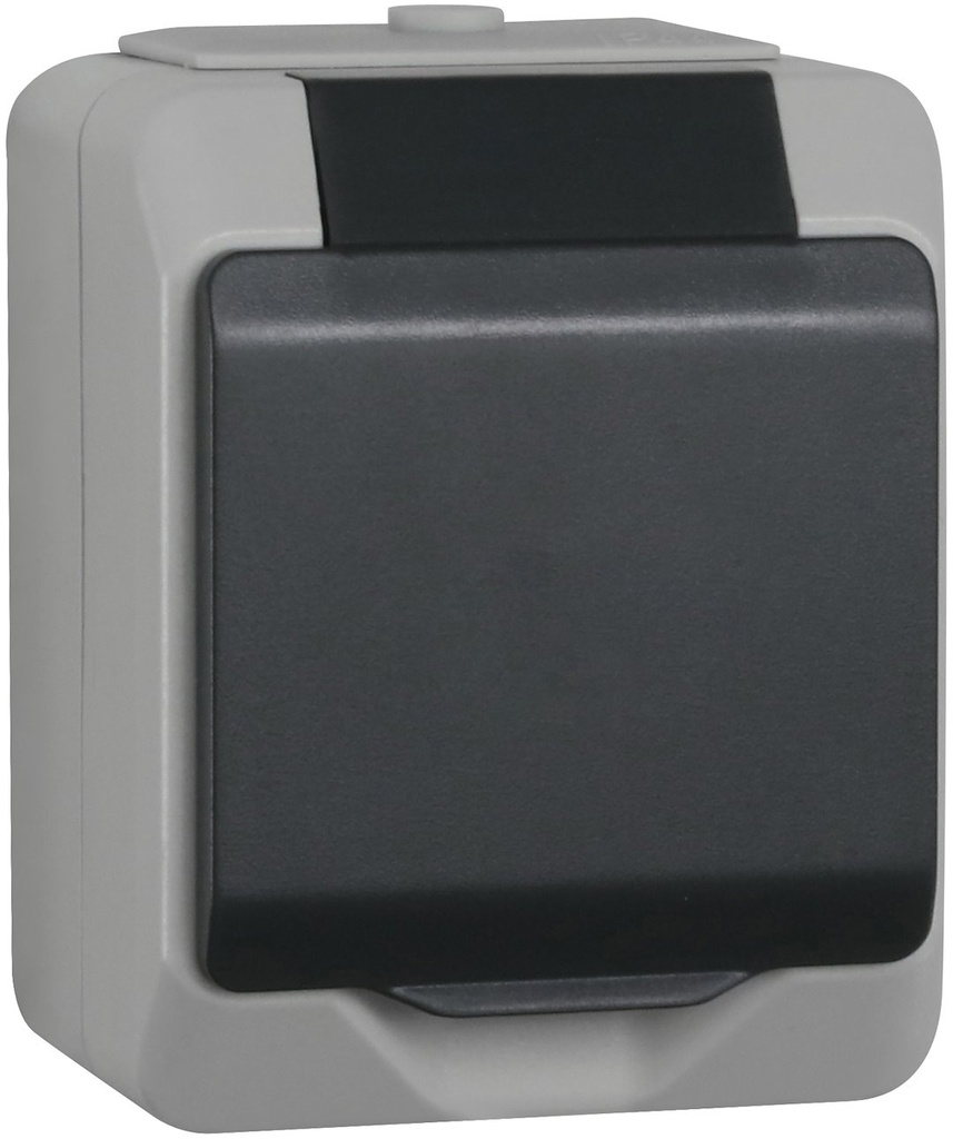 NORDIC UDTAG GRÅ  1-VÆGS IP44