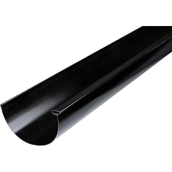 Plastmo Sort Stål tagrende nr. 11  3 m