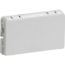 Fuga Indsats blænddæksel til 1½ modul ramme Lysegr